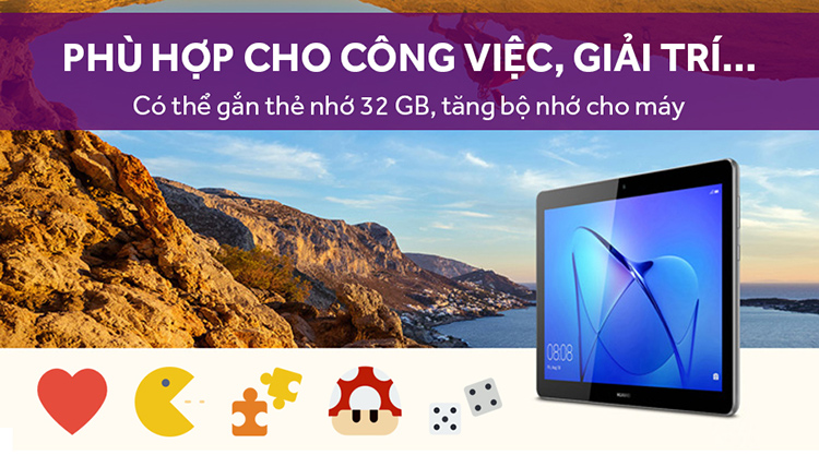 Máy Tính Bảng Huawei MediaPad T3 10 WIFI/3G/4G (2017) - Hàng Chính Hãng